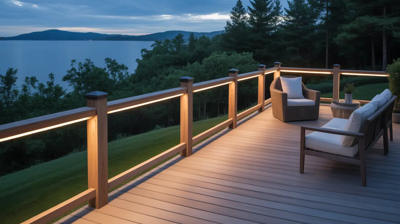 LED Lit Railing