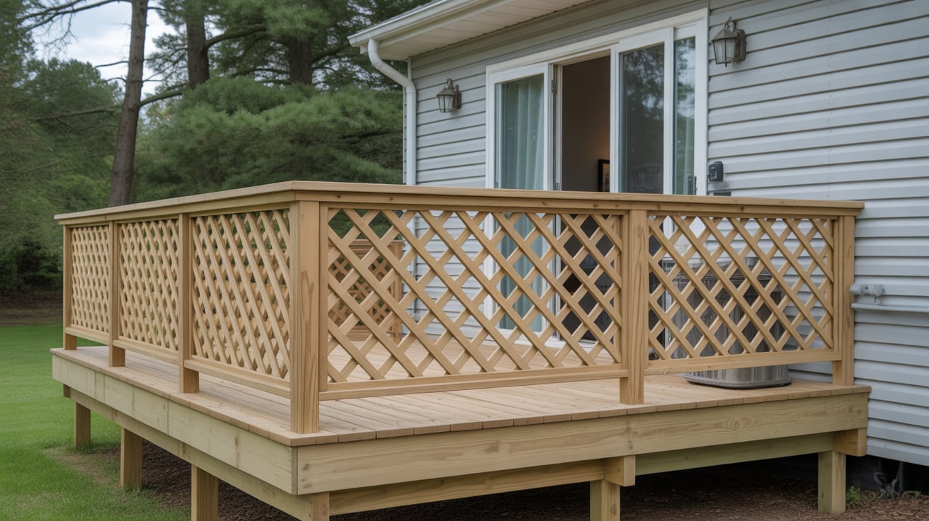 Lattice Panel Railing