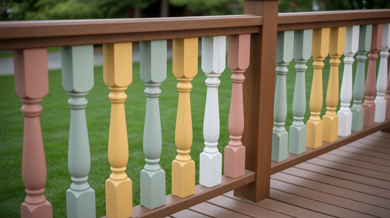 Painted Wood Spindles