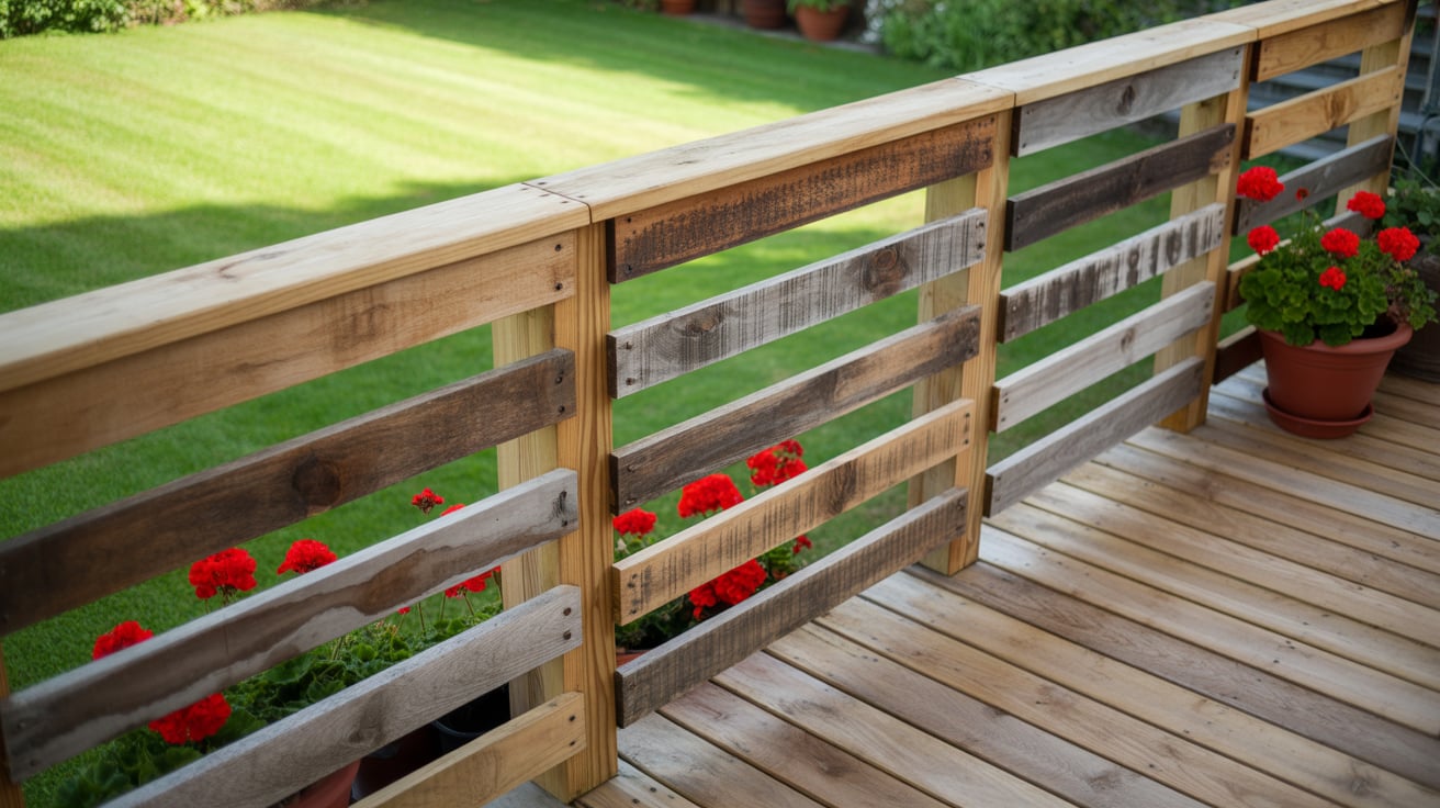 Reclaimed Wood Railing