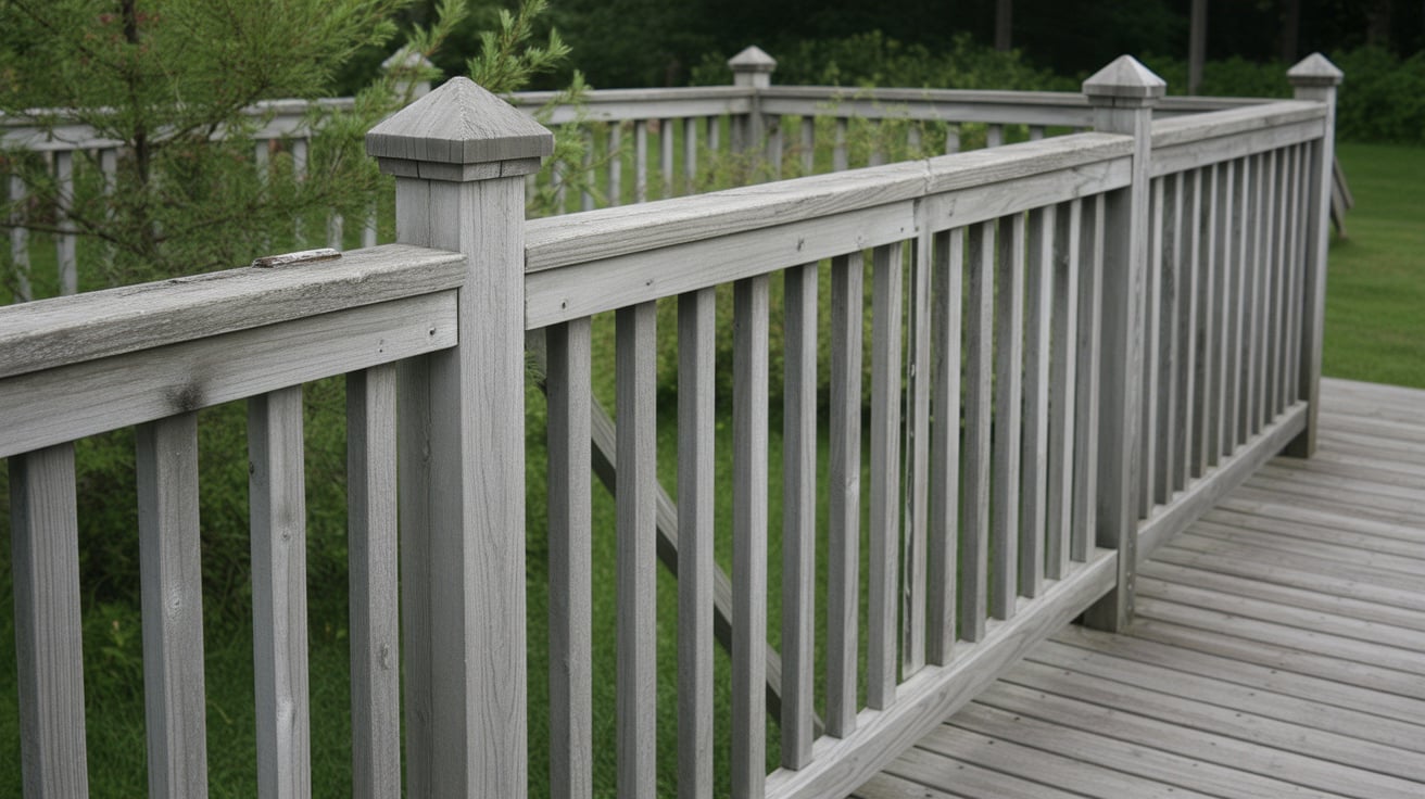 Recycled Fence Board Railing