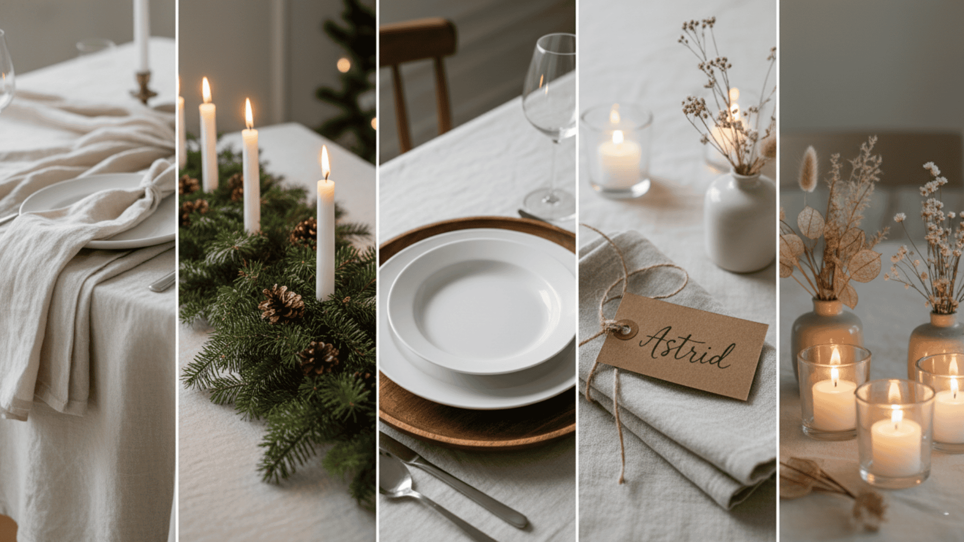 Scandinavian Christmas Dining & Kitchen Decor Ideas