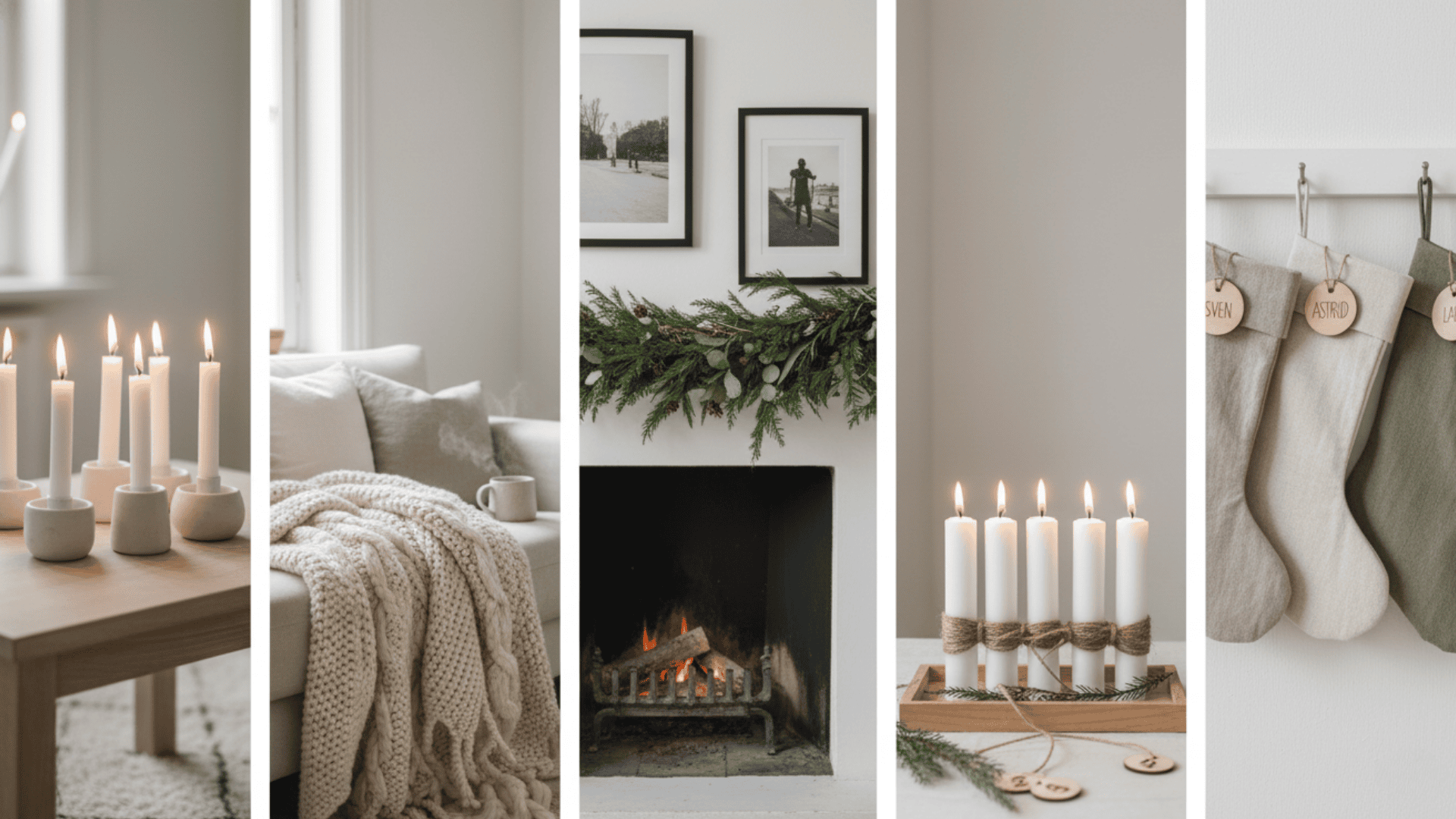 Scandinavian Christmas Living Room Decor Ideas