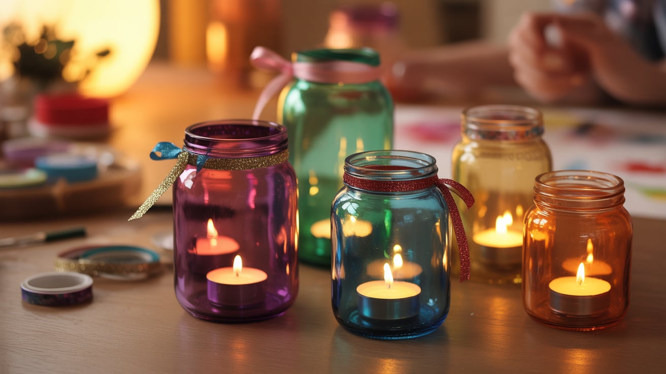 Upcycled Jar Lanterns