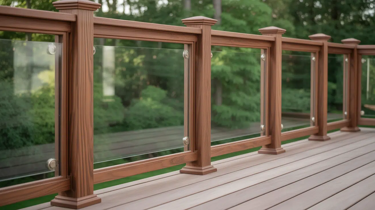 Wood with Glass Inserts