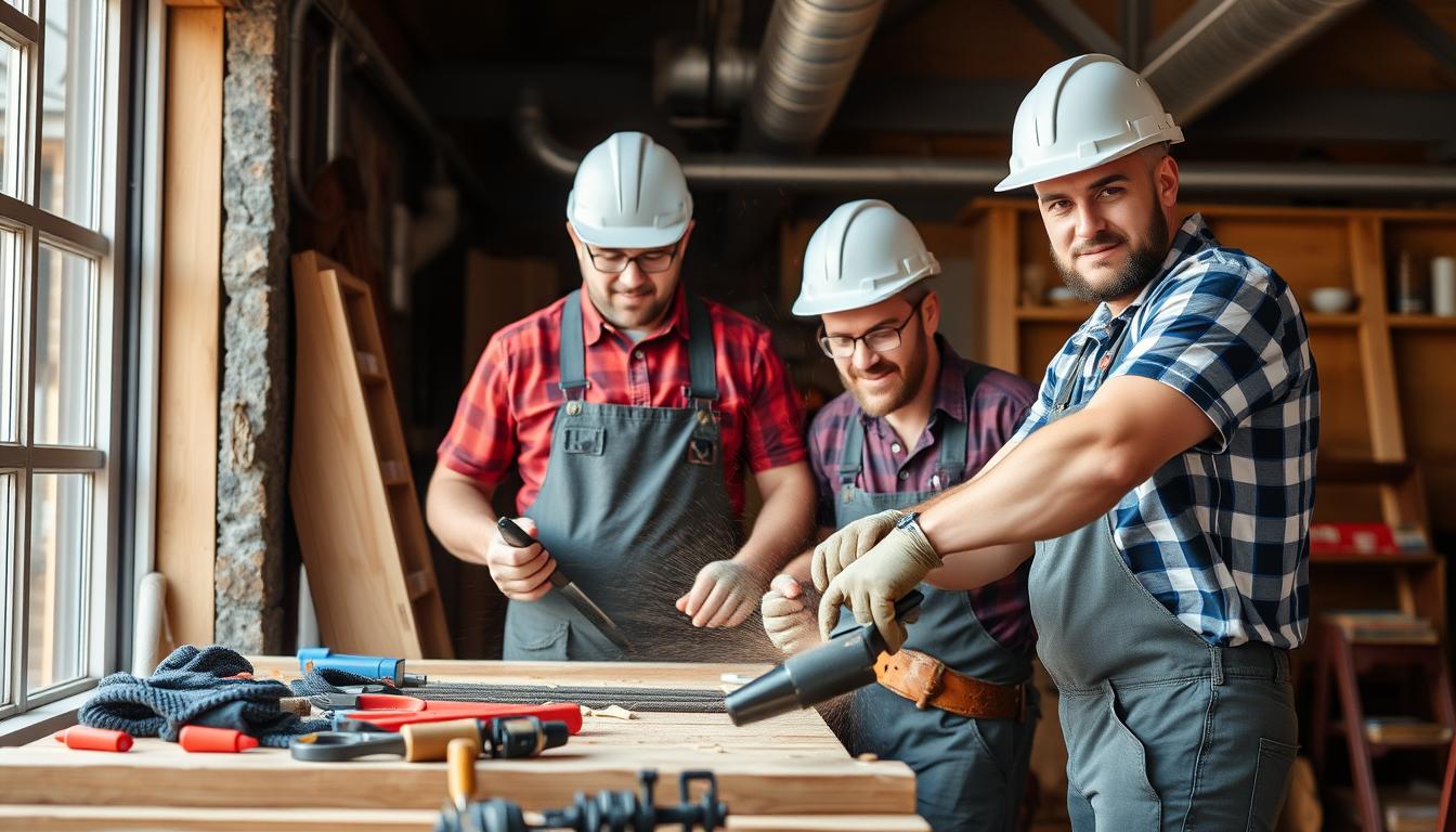 A meticulously designed pricing structure chart, showcasing the hourly rates of skilled handymen in South Africa. The chart is set against a warm, muted background, evoking a sense of professionalism and attention to detail. In the foreground, the pricing tiers are clearly delineated, with precise numerical values and detailed service descriptions. The middle ground features graphical elements, such as icons and dividing lines, to enhance the visual appeal and clarity of the information. The lighting is soft and even, creating a well-balanced and easily readable layout. The overall composition aims to provide homeowners with a comprehensive and visually compelling understanding of the handyman pricing models available in their local area.