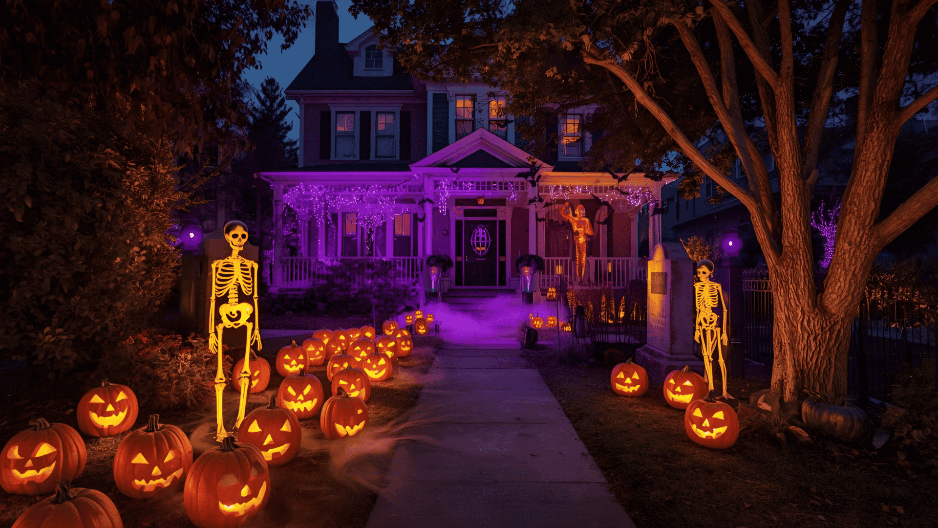 halloween yard decor