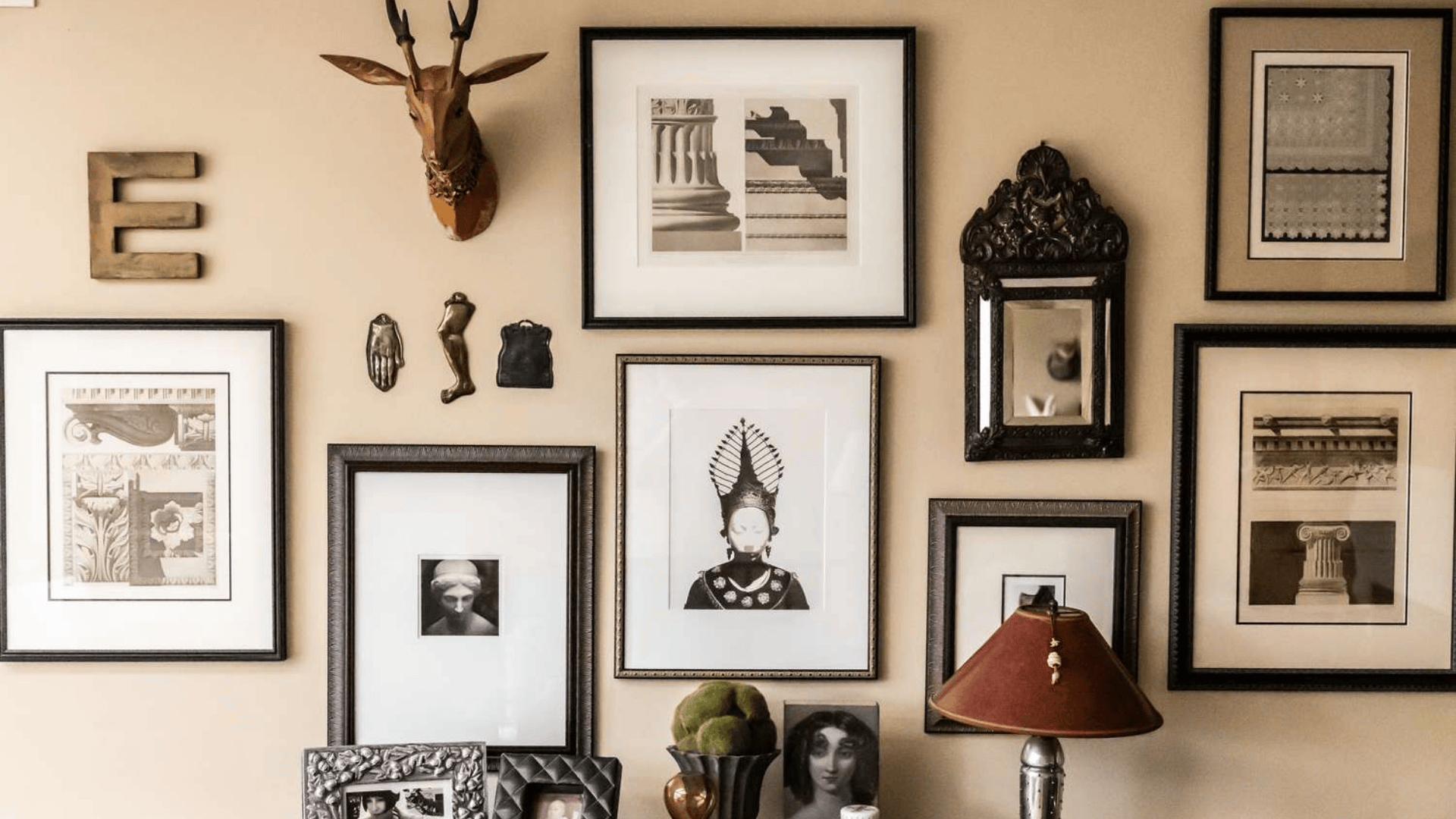 hanging gallery walls at the right height