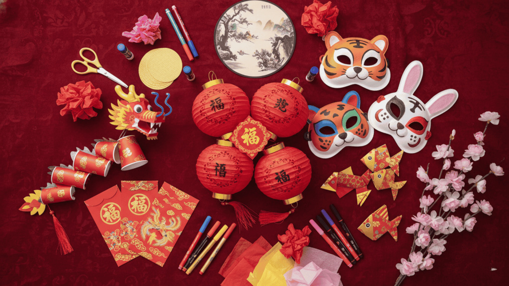 Lunar New Year Crafts: 16 Fun Ideas for Kids - A House in the Hills
