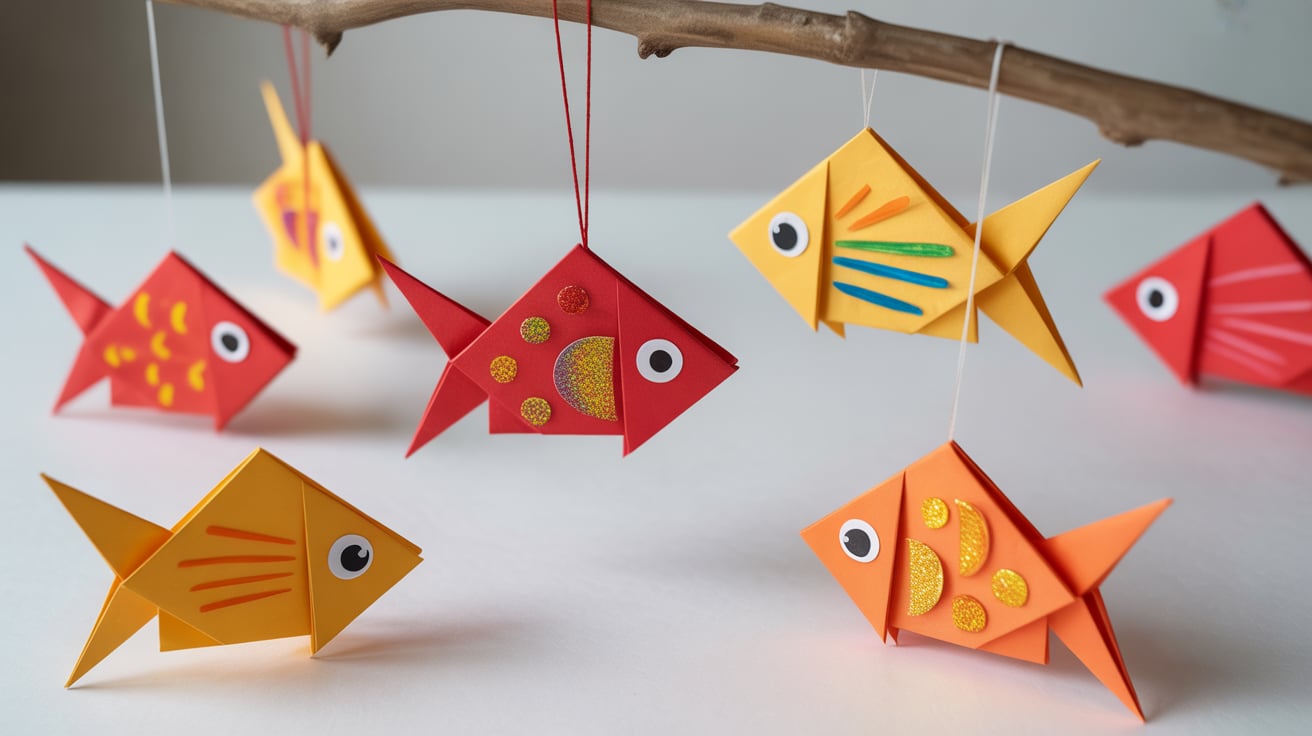 origami fortune fish