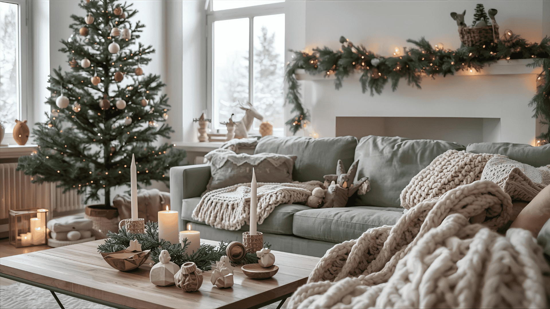 scandinavian christmas decor
