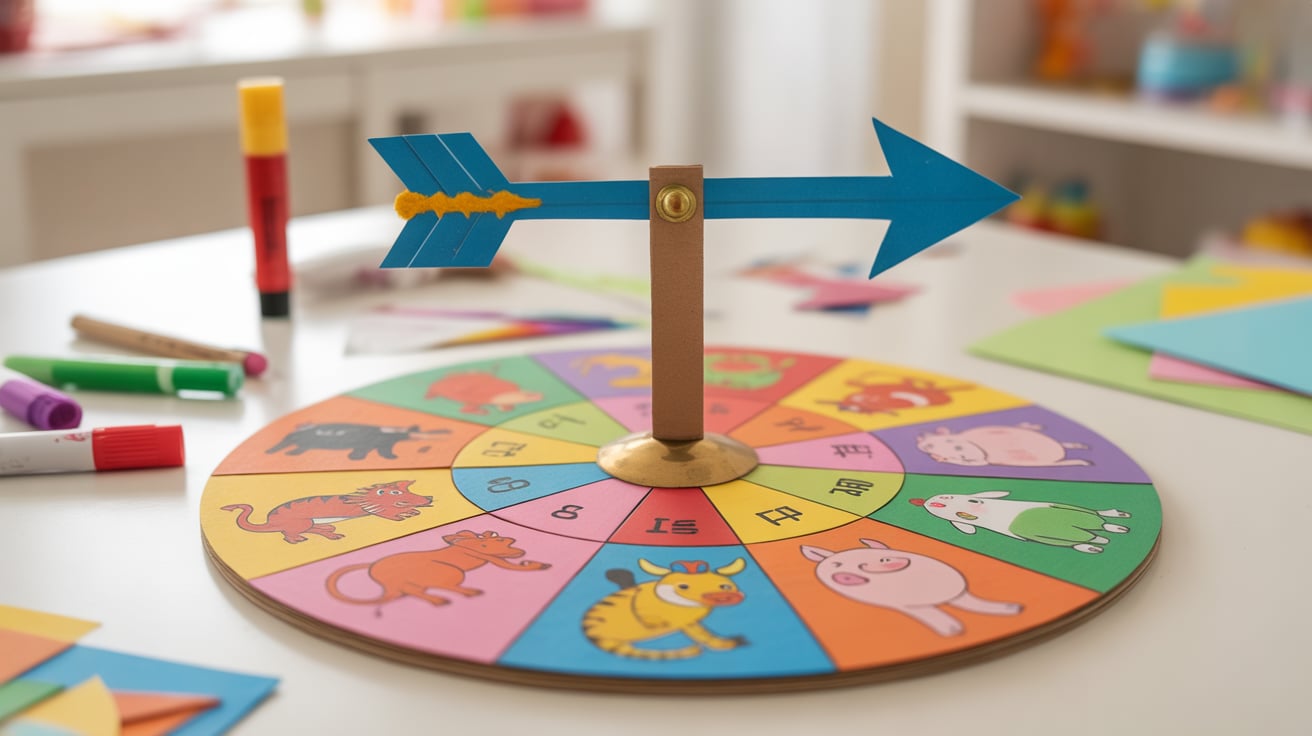 zodiac wheel spinner craft