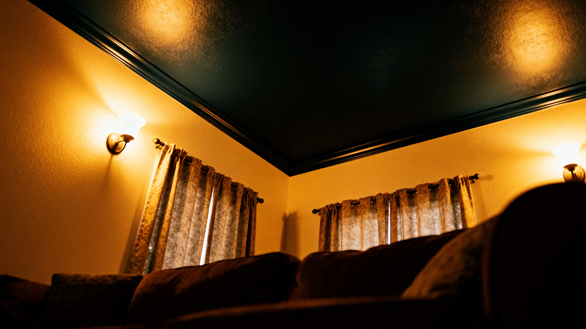 Dark Painted Ceiling