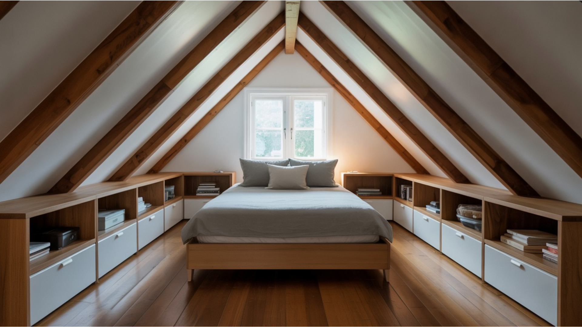 Knee Wall Pull Out Storage