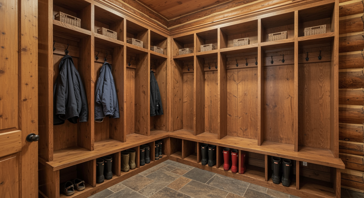 Mudroom Designed for Outdoor Gear
