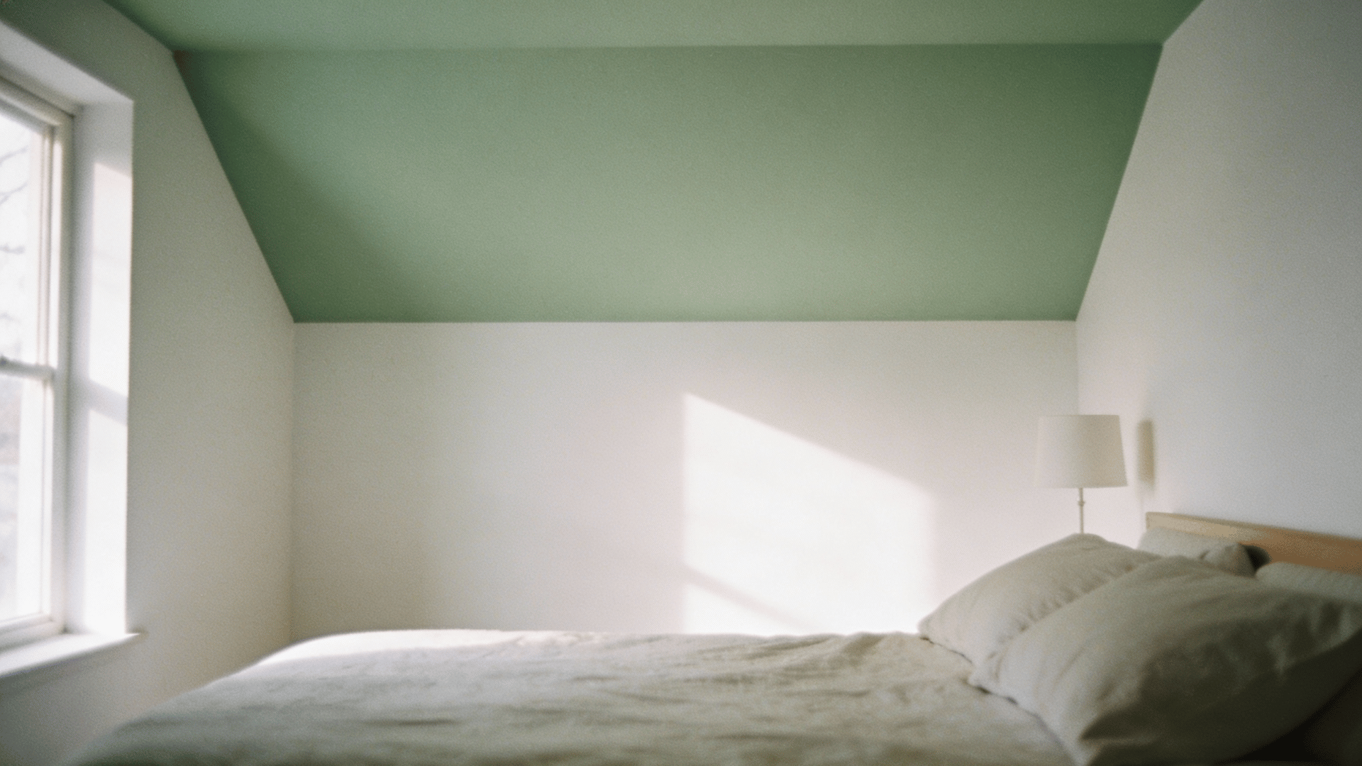 Sage Green Ceiling or Fifth Wall Accent