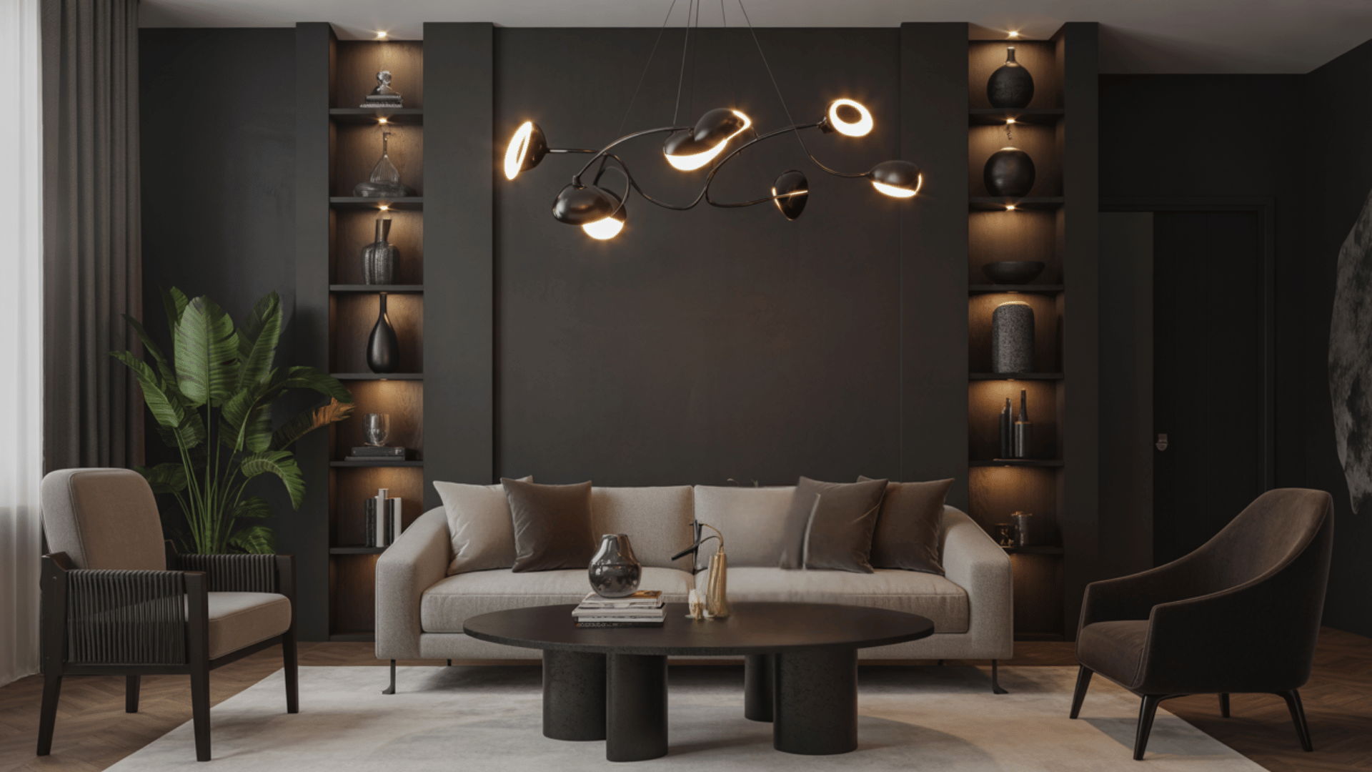 Sculptural Lighting Statement