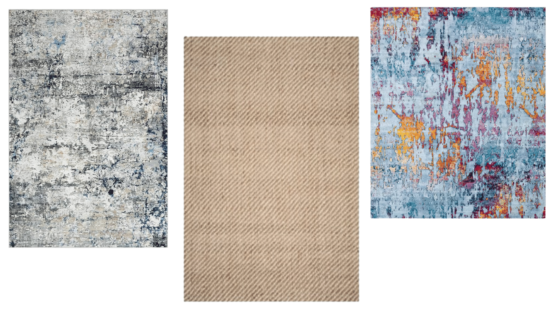 best rug types and products for living room sizing