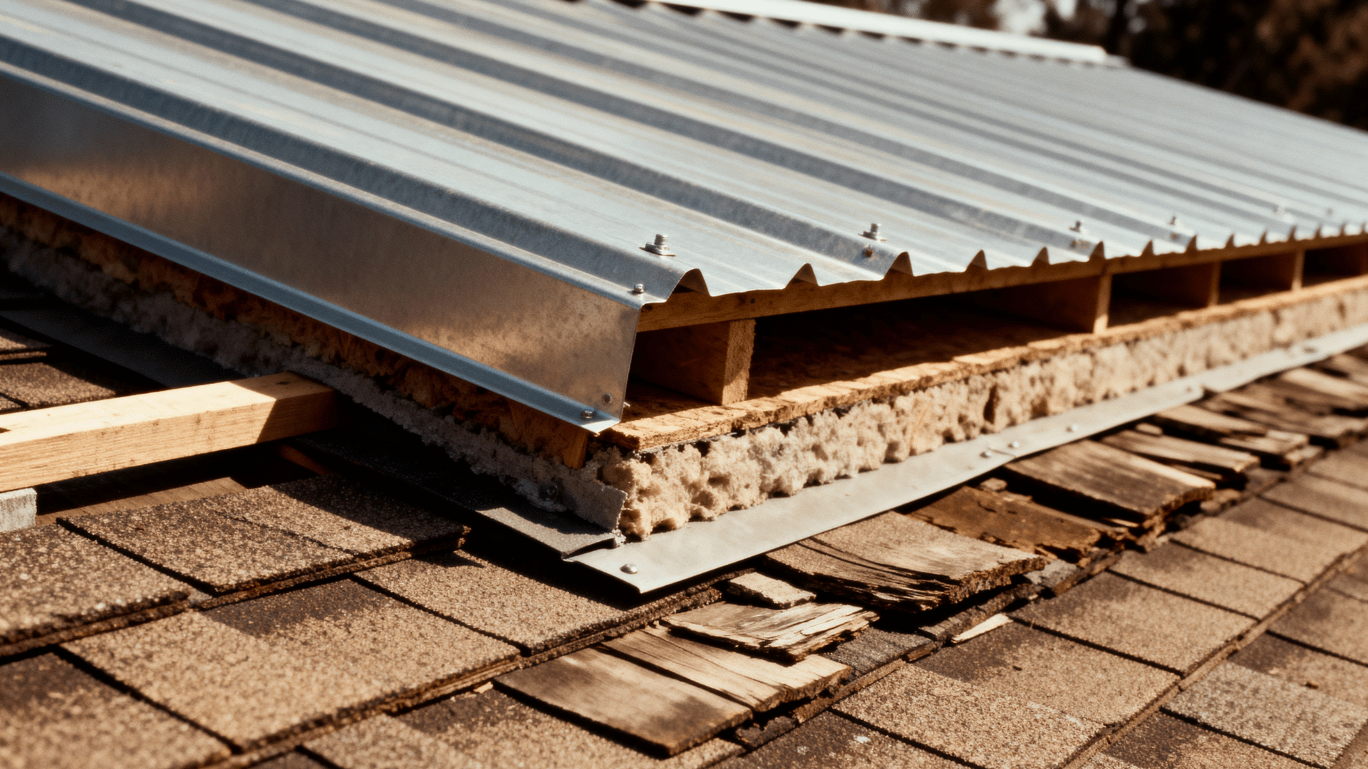 can a metal roof be installed over an existing roof