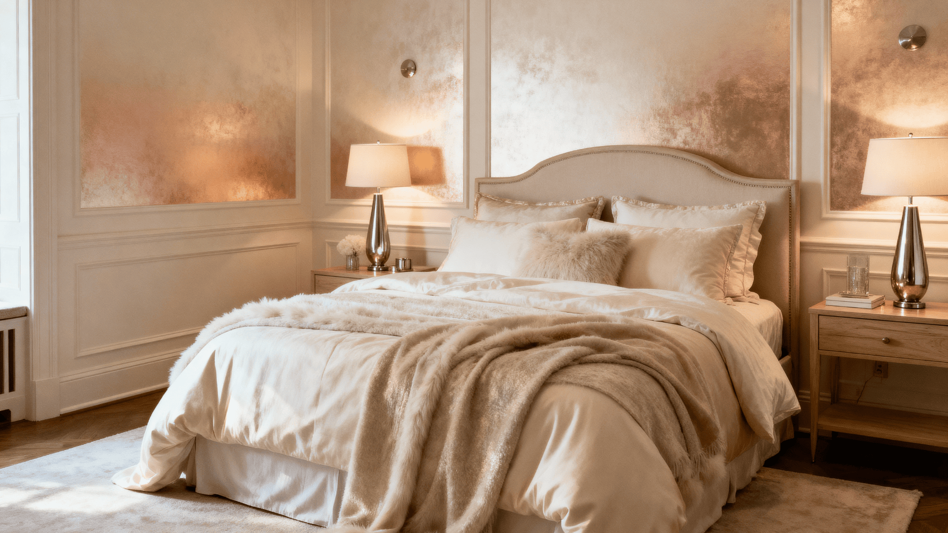 champagne and ivory luxurious calm