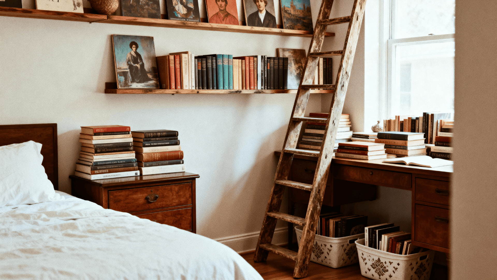 display books as decorative elements