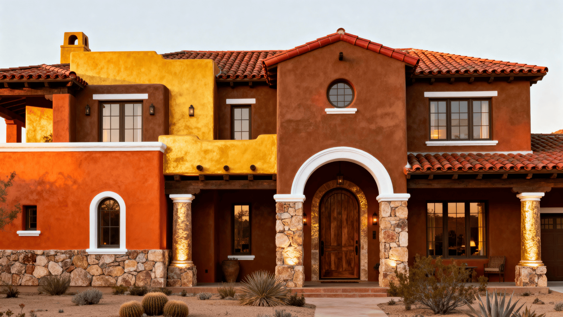 earthy color palettes rooted in traditional haciendas