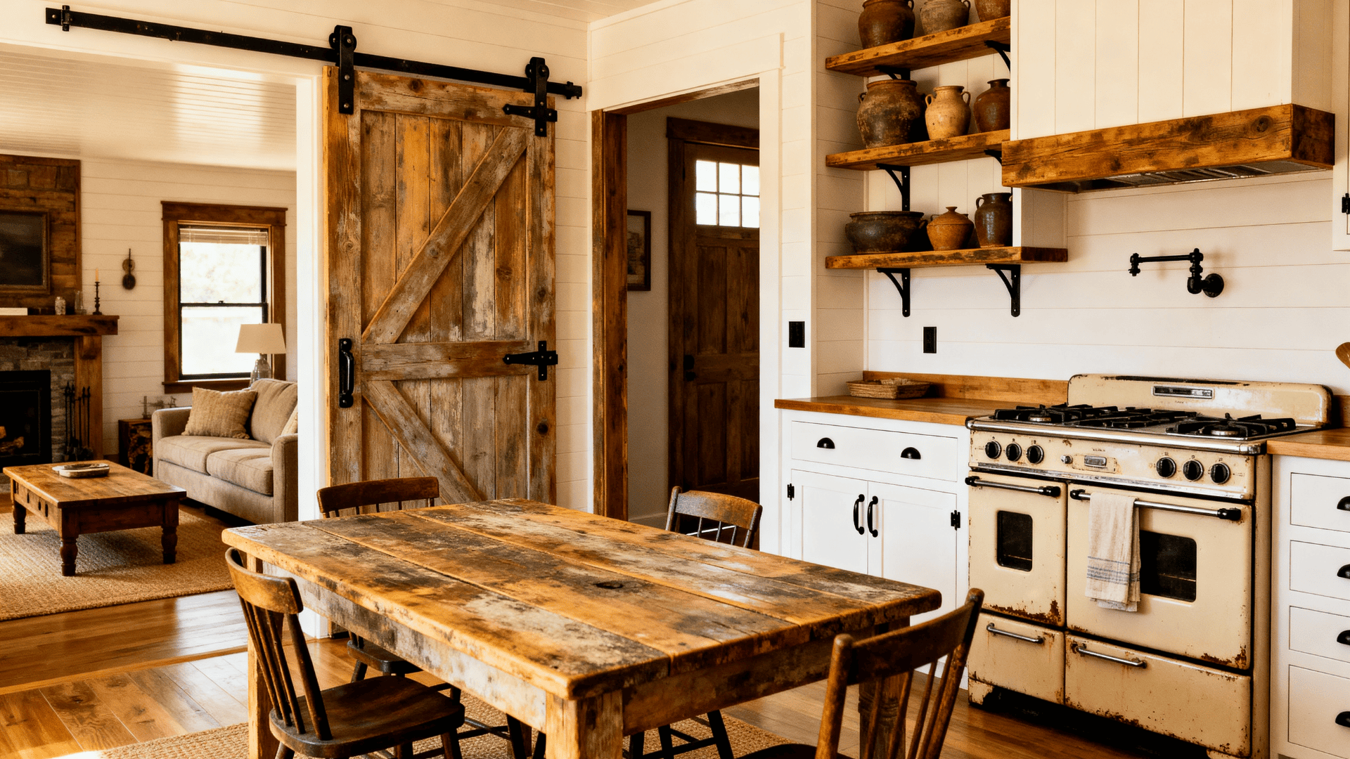 farmhouse furniture style