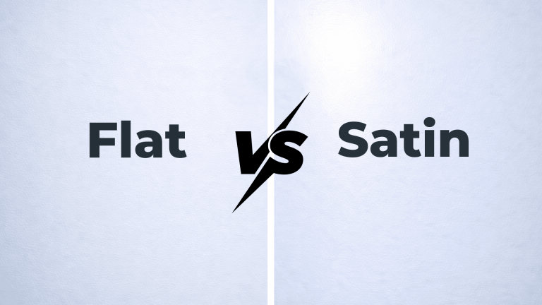 flat vs satin paint