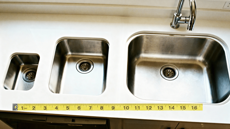 ft image standard sink sizes