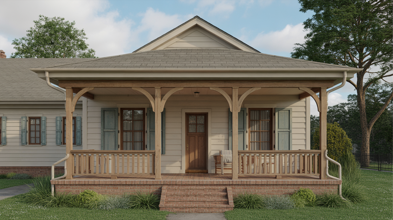 hip roof porch