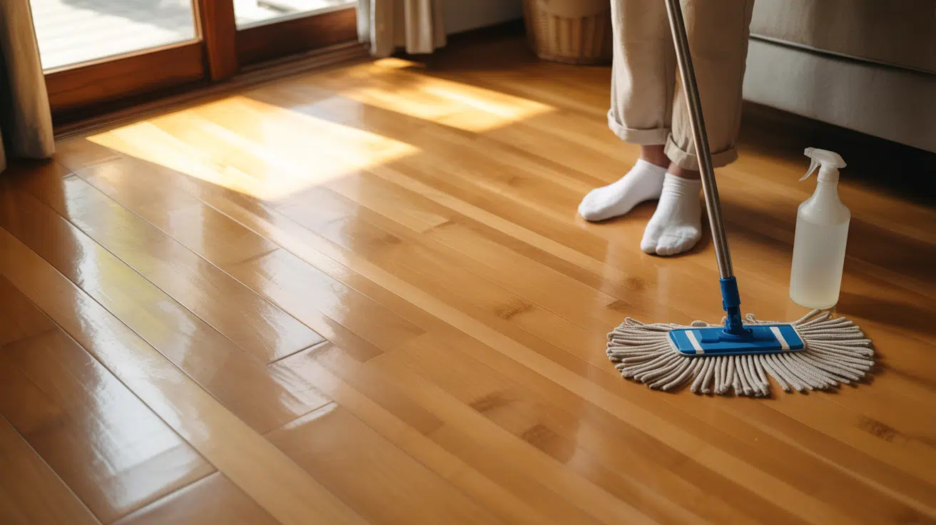 how to clean bamboo floors without streaks