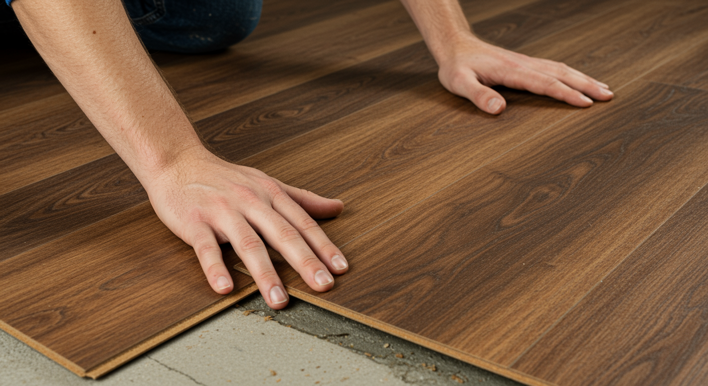 how to install vinyl plank flooring over tile step by step