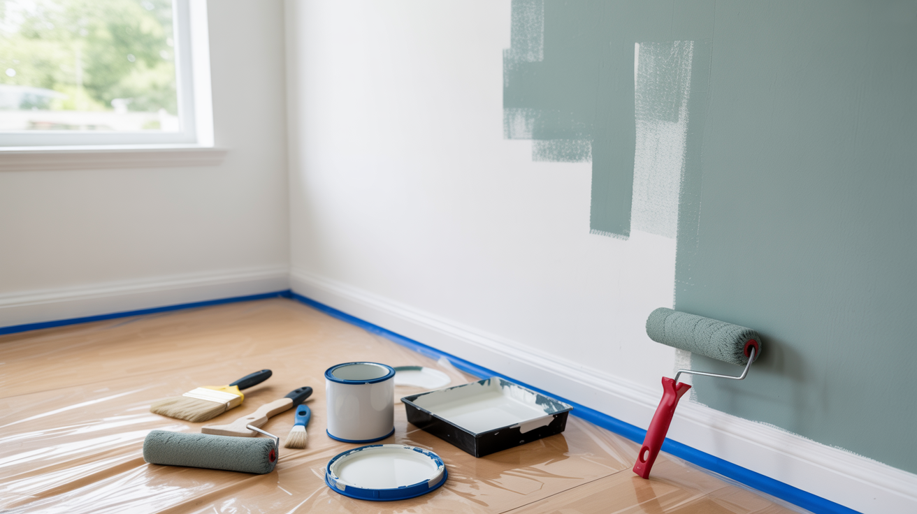 how to paint a room for beginners