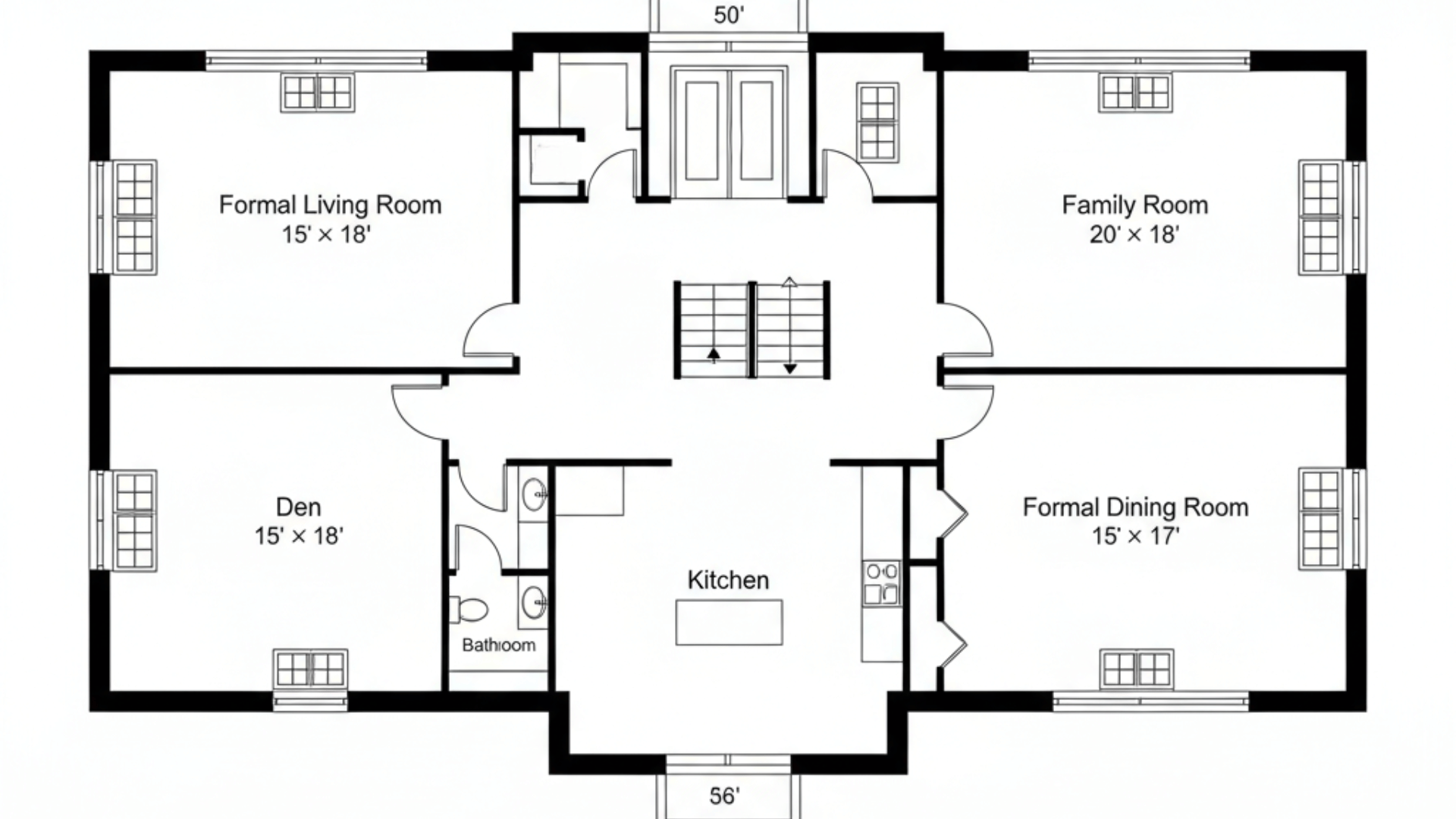 interior layout and design of colonial homes