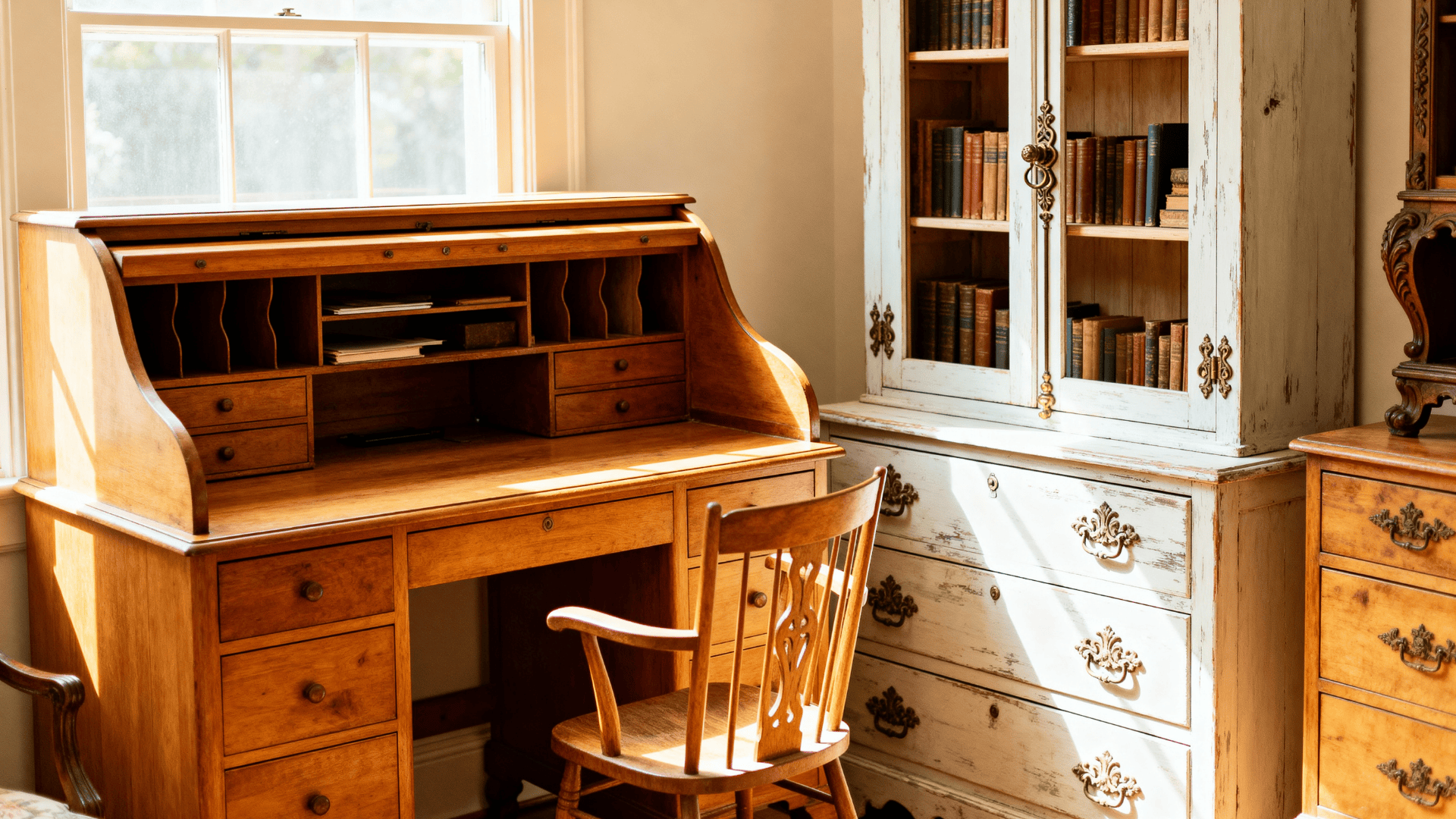 invest in vintage wooden furniture