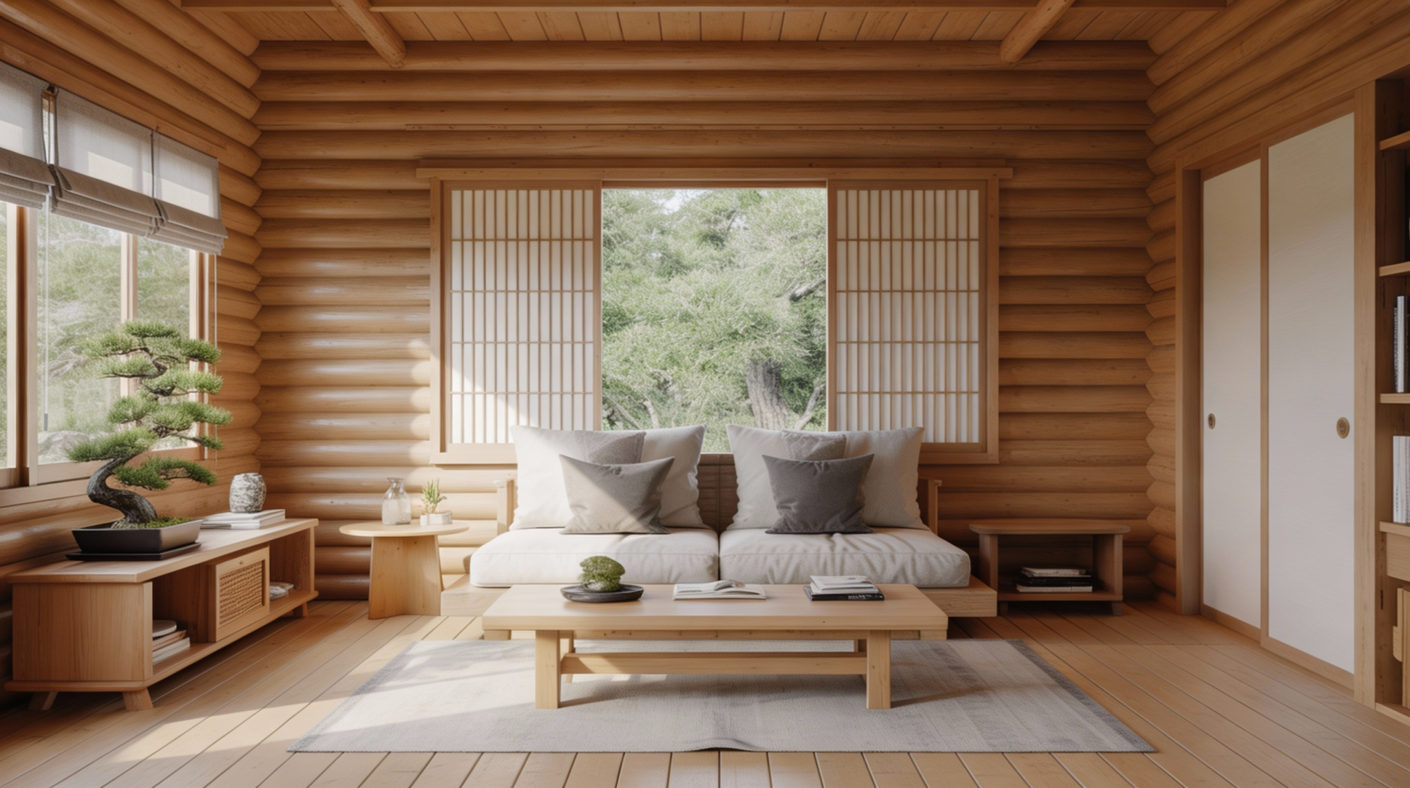 japanese style zen log