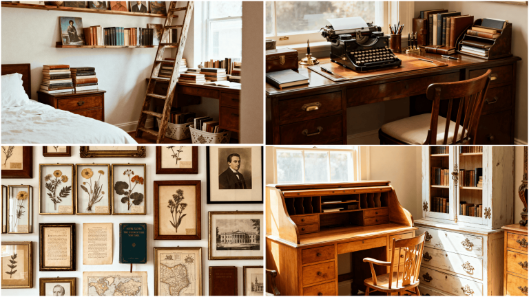 light academia bedroom