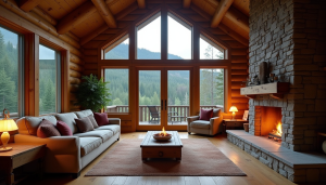 27 Log Cabin Interior Design Ideas for Cozy, Modern & Rustic Homes - A ...