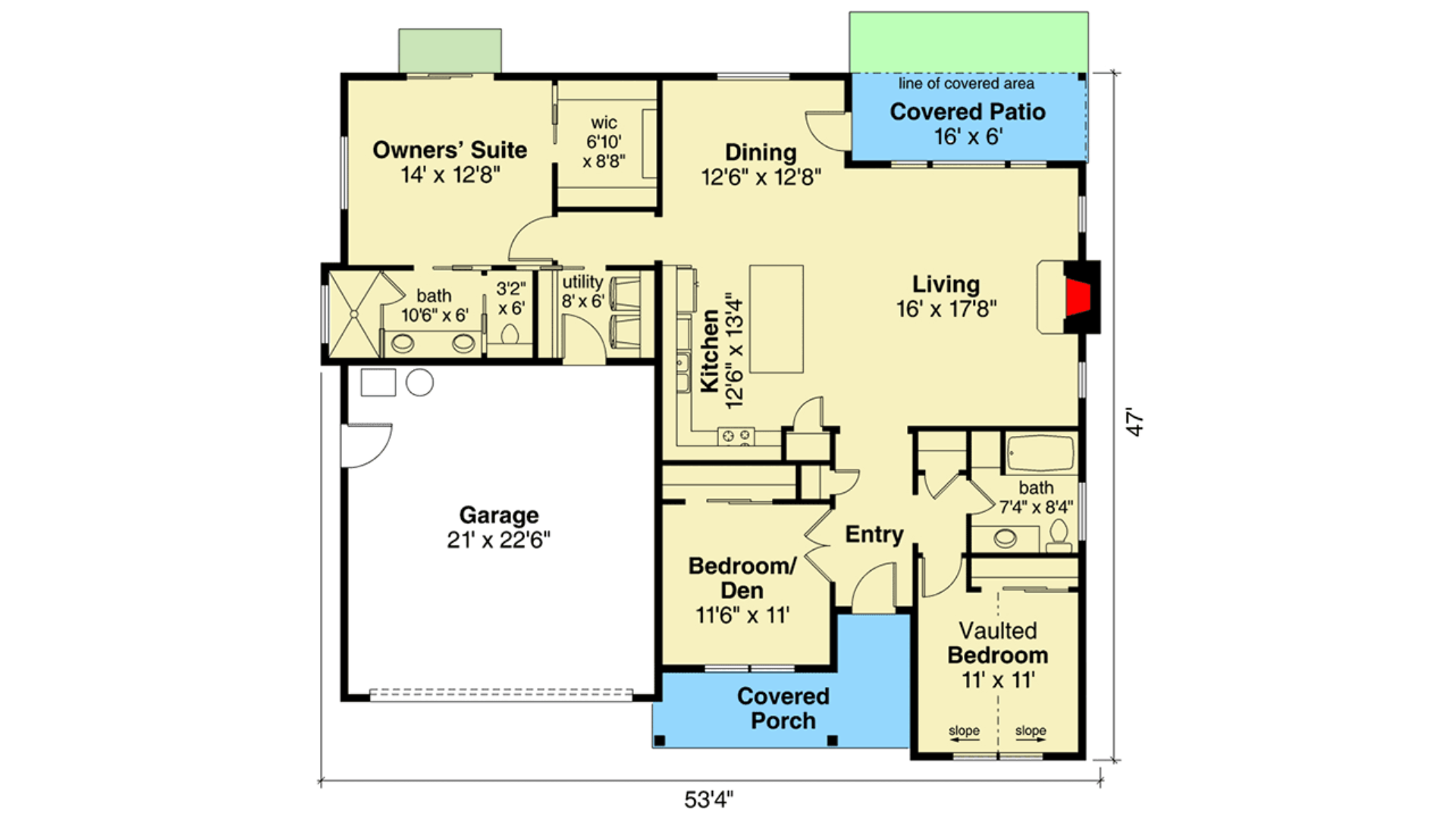 multi story floor plan