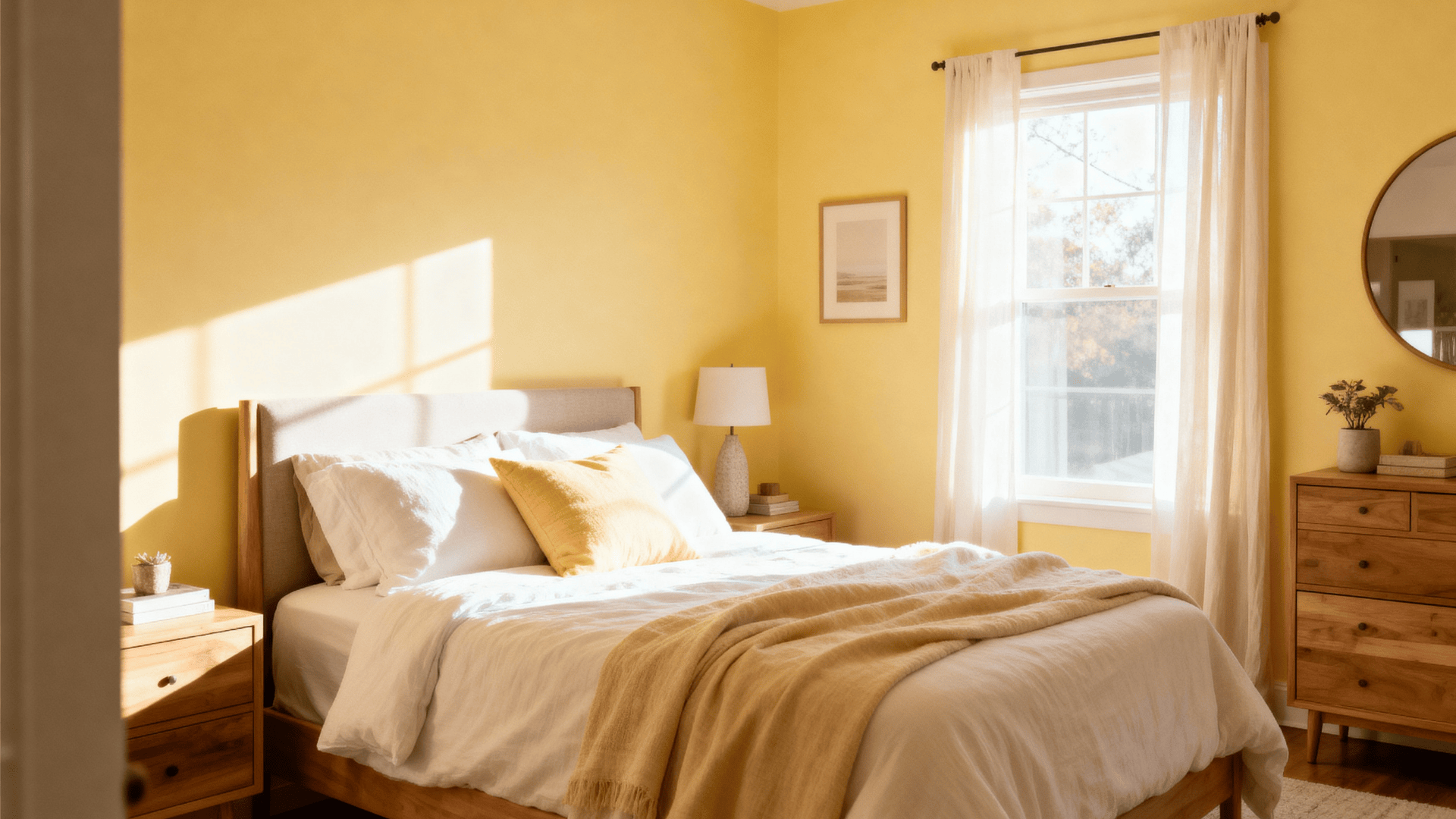 pale yellow sunny warmth