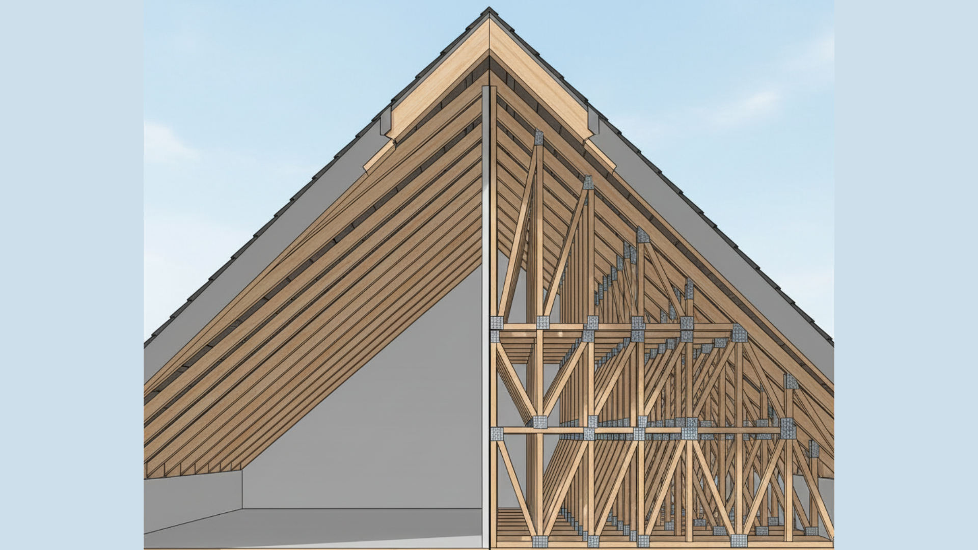 rafters or trusses understanding the roof structure