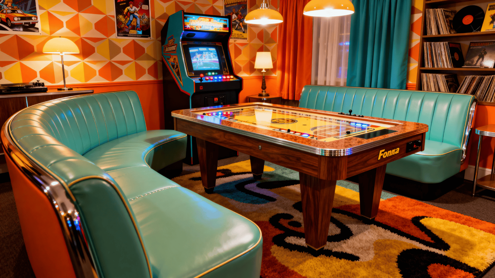 retro furniture style