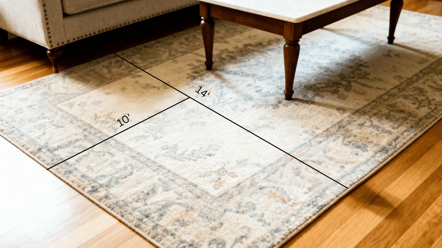 Traditional Rug Sizes How to Choose the Right Rug Size for Living Room? - A House in the Hills