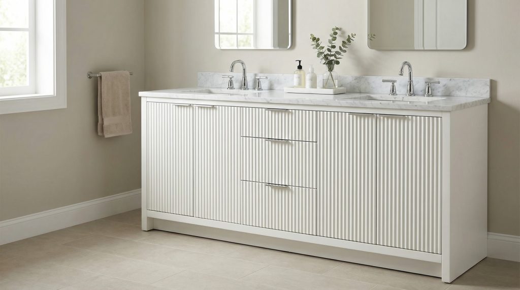 Modena 72-Inch Satin-White Double Vanity