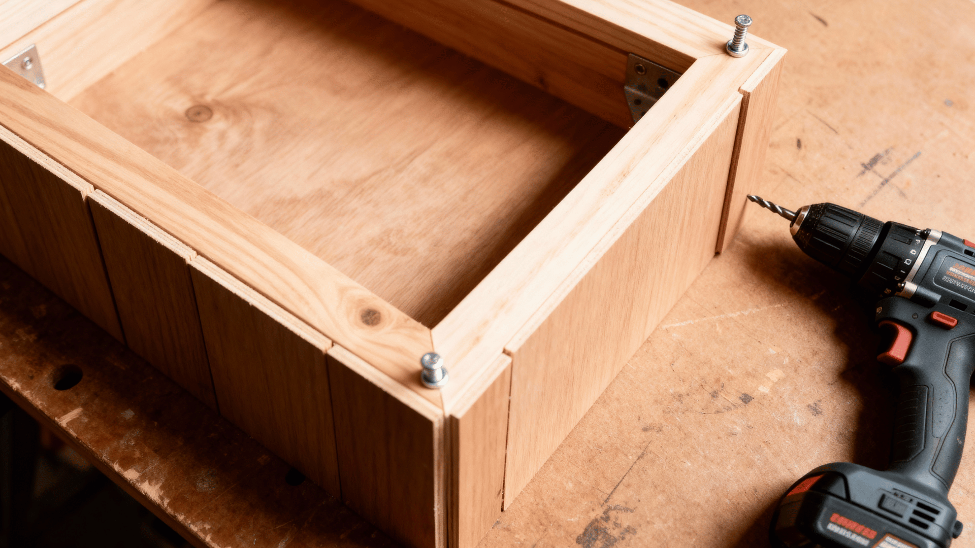 Attach the Side Panels and Protect the Edges