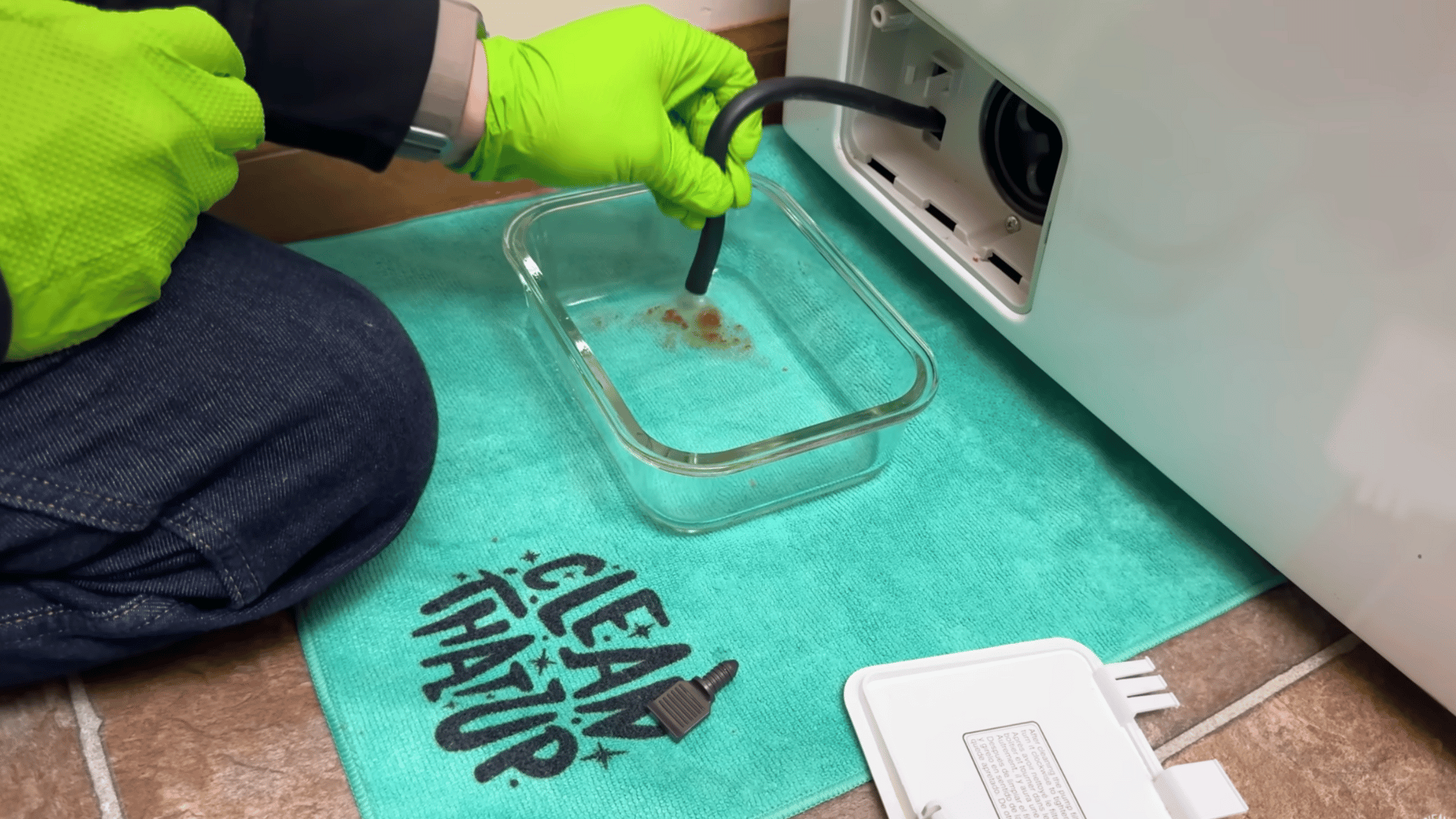 Clean the Drain Pump Filter