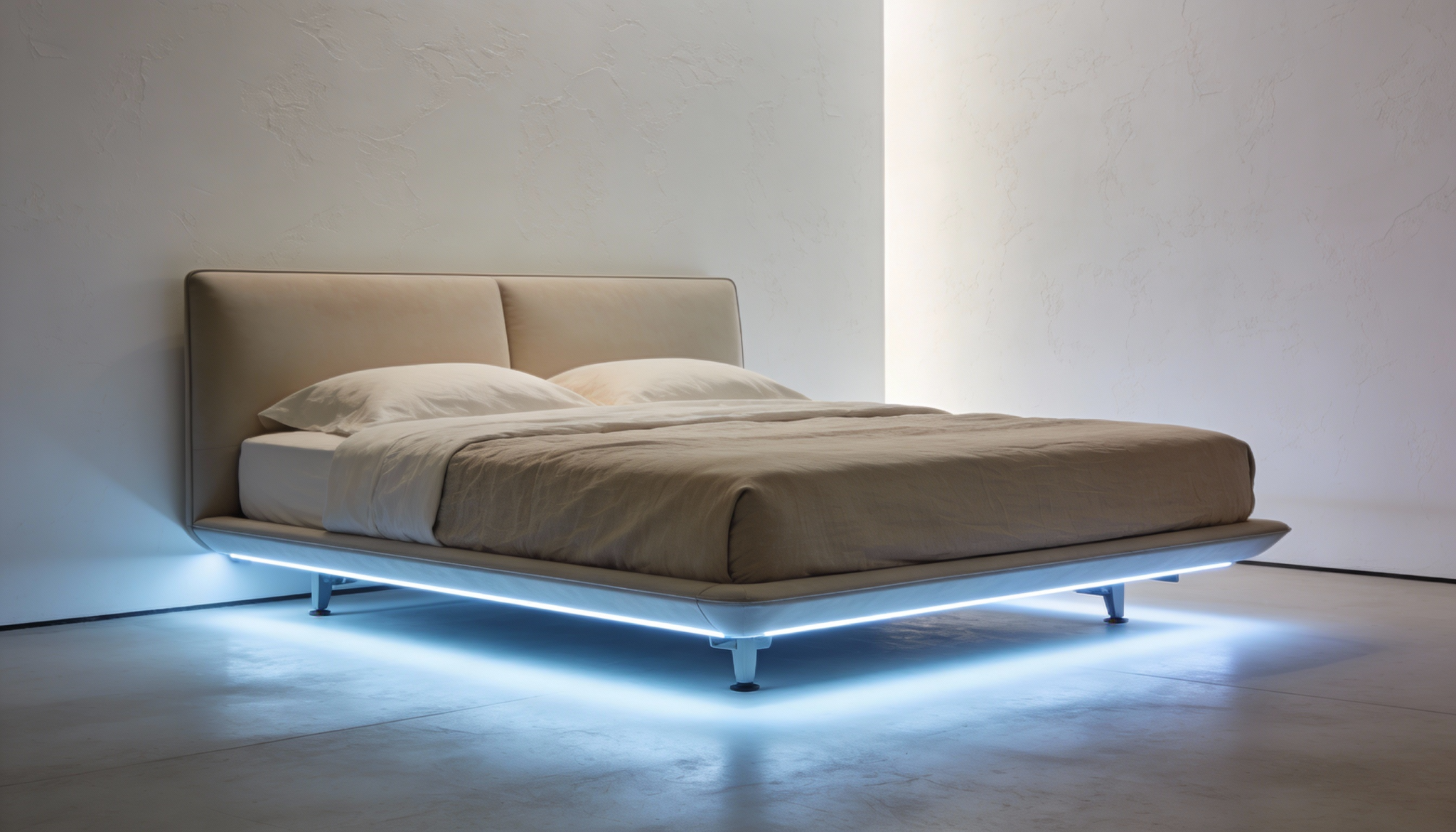 FLOATING BED FRAME