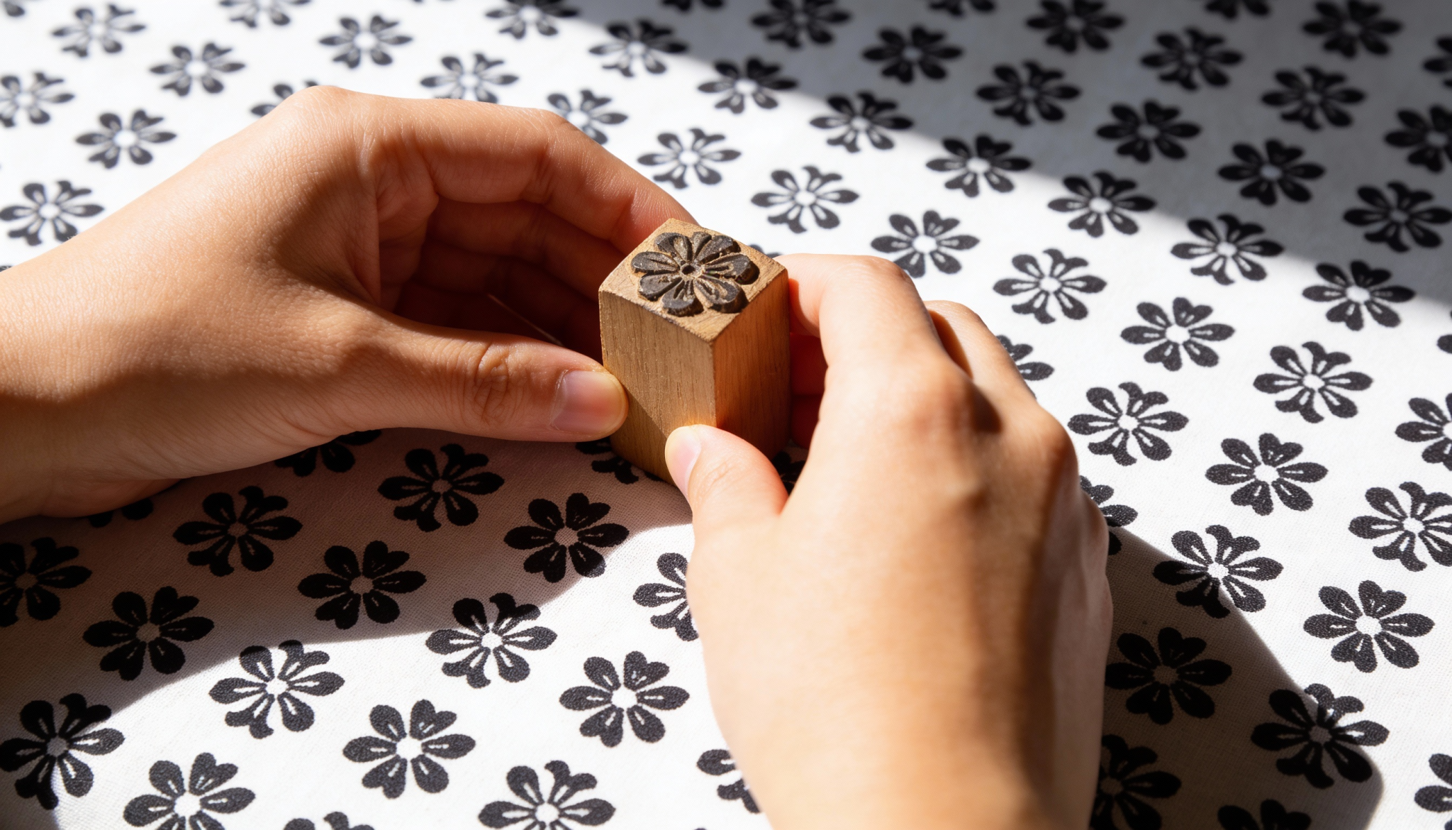 Hand Stamped pattern art