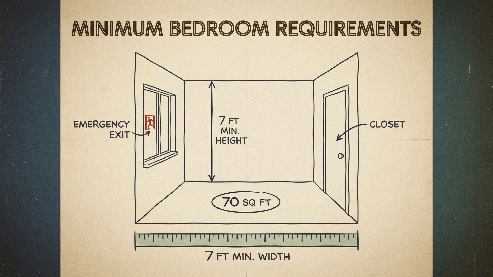 Minimum Standard Bedroom Size Requirements