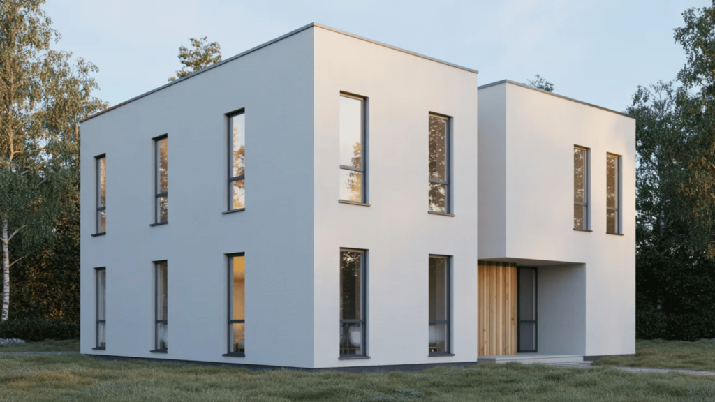 Scandinavian Two Story House